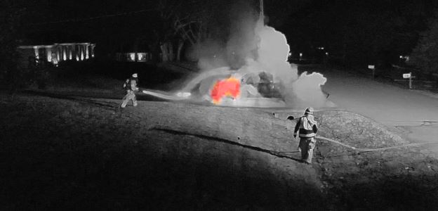 thermal heat imaging car crash